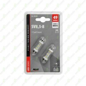 Bombillas de Torpedo 6 LEDs 24V (Blister 2uds.)