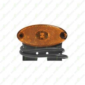 Piloto de Posición LED Ovalado con Soporte y Grapa